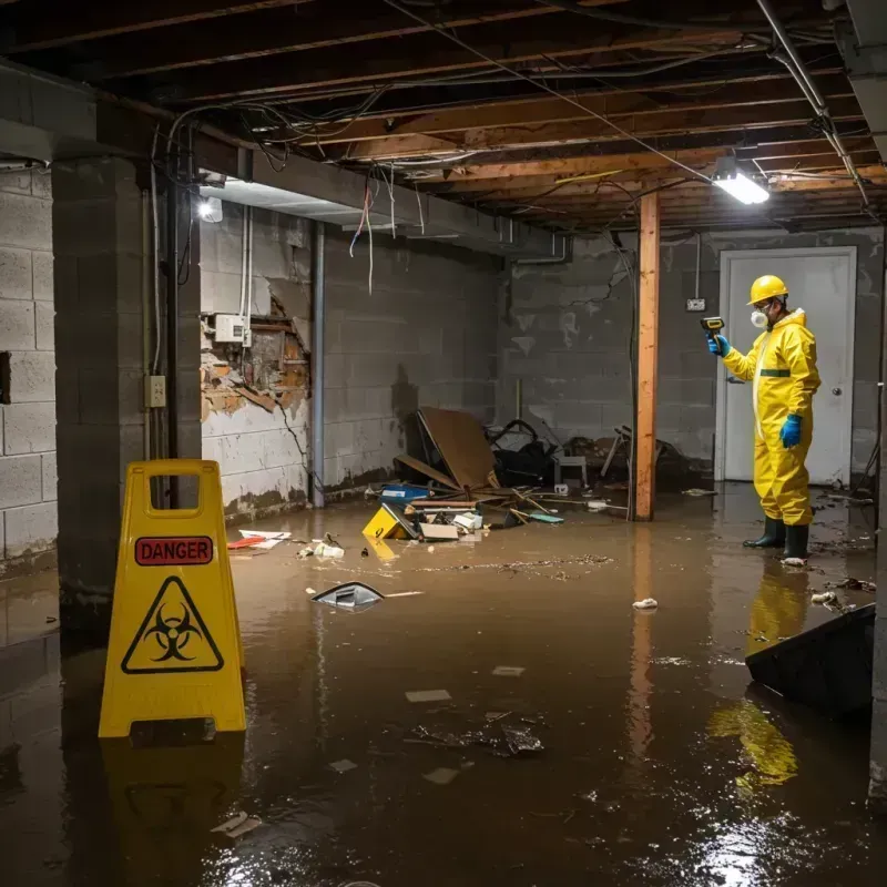 Flooded Basement Electrical Hazard in Julesburg, CO Property